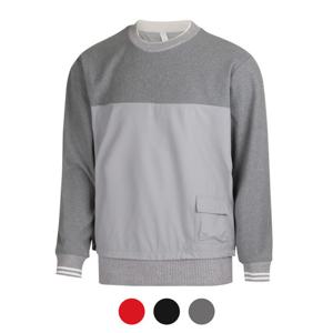 [파파브로] 멘즈 골프 신축성 높은 연한 배색 라운드 니트 LB-KNG-2412