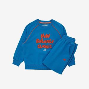 뉴발란스키즈트레이닝세트 PQC NK9YE3602U-50 빅레터 컬러풀 스웨트 셋업