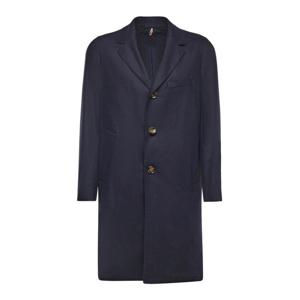 [BIAGIO SANTANIELLO] 라프리마 남성 니 Length 싱글브레스티드 울 블렌드 코트 E2718B79B Blue /8