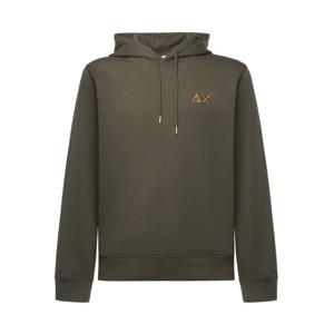 [SUN 68] 라프리마 남성 스웨트셔츠 스웨터 코튼 스웻셔츠 위드 로고 F4510474 Dark 그린 /8