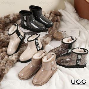 에버어그 레이니 클리어 옆지퍼 겨울 털부츠 장화 AS3046