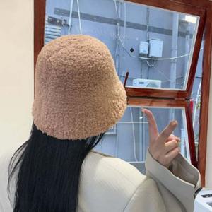 (별별창고)G 여성 겨울 모자 플리스 뽀글이 버킷햇