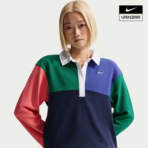 [나이키] 스포츠웨어 여성 오버사이즈 긴팔 폴로 IF0358-365