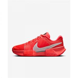 나이키 GP 챌린지 프로 프리미엄 여성 하드 코트 테니스화 - 브라이트 크림슨메탈릭 실버 HQ2609-600 270458 (HQ2609-600)