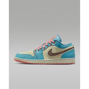 나이키 에어 조던 1 로우 SE 남성 신발 - 데님 터콰이즈레드 스타더스트라이트 스톤스모키 블루 IM8120-464 268930 (IM8120-464)