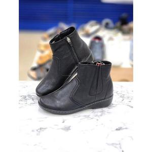 허시파피 세이브존05 여성3Cm경량굽양가죽퍼처카부츠 SKDSSOEJ603