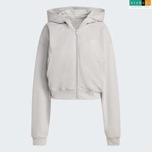 아디다스 현대백화점 [Women] 에센셜 프렌치 테리 크롭 지퍼 후디 KE3219 인기후디