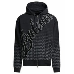 [BALENCIAGA] 라프리마 남성 빅 B 지퍼 후드 스웻셔츠 850338 TTVN86552 블랙 /3