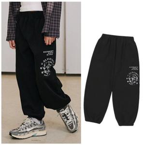 블루테일2 AAA1PT05BK 주니어 남아 여아 블랙 다이마루 스  조거팬츠 2026년 봄상품