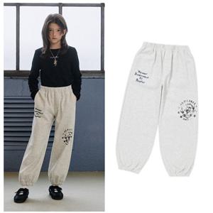 블루테일2 AAA1PT06LG 주니어 남아 여아 라이트그레이 다이마루 스  조거팬츠 2026년 봄상품