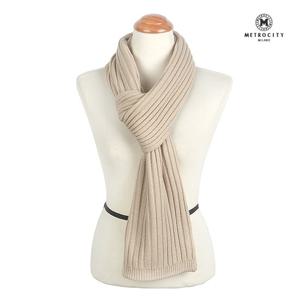 [메트로시티(스카프)]베이직골지 니트머플러 MMFR-1602