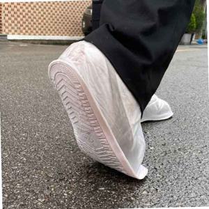 신발 방수커버 비닐장화 화이트 245-250