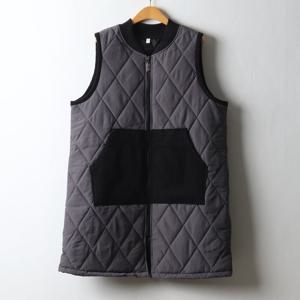 나야홍 / 아이우먼 다야누빔배색포켓조끼 MNJ633M601 빅사이즈