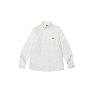 Human Made휴먼 메이드 옥스포드 B D  롱슬리브 셔츠 화이트 HM26SH001