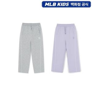 [MLB KIDS]애슬레저 여아 세미와이드 팬츠 7FPTA0161