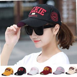 베이직한 빅레터링 볼캡 자수 JACKIE 캐주얼 야구모자