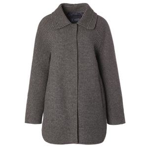 [조순희]라운드 카라 하운드체크 울코트 (FMWC405)