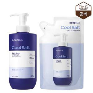 닥터지 두피랩 쿨 솔트 스케일링 샴푸 500ml+리필 500ml