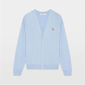 메종키츠네 드레스드 폭스 패치 남녀공용 가디건 KM00504KT1036