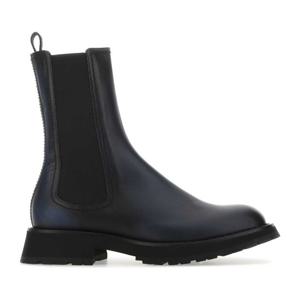 알렉산더맥퀸 투톤 가죽 앵클 첼시 부츠 711120WHU35 1160