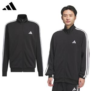 아디다스 3S 레귤러 핏 더블 니트 트랙탑 KR6429