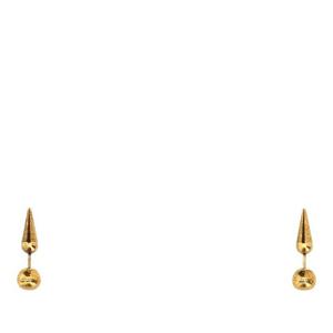 질샌더 골드 메탈 스파이크 볼 드롭 귀걸이 J12VG0202P4877 716