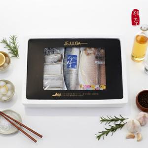 제주특선 은갈치/백옥돔/고등어살 모듬세트 10호(은갈치 왕대 2마리+백옥돔 중 3마리+고등어살 대 5팩)