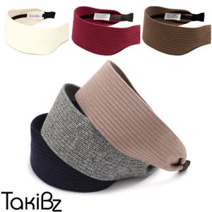 [타키비즈] F/W 웜니트 와이드 헤어밴드