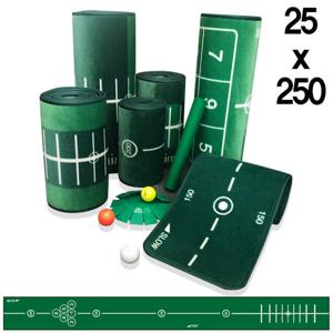피스탑 골프 미니 퍼팅매트/골프연습용품/볼궤적표시25x250