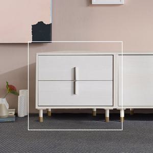 장인가구 노바 바닐라 600 협탁 높은 거실장