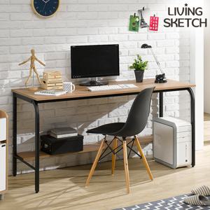 [리빙스케치] 국내제작 듀크 1500 BA 철제 책상[착불]컴퓨터 학생용 책상 다용도테이블