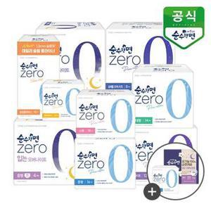 [깨끗한나라] 순수한면 생리대 제로 중형16P x 3팩 + 중형4P + 입오버 중형1P / 외 BEST 구성전