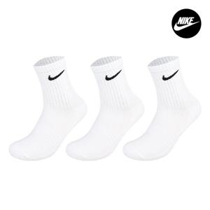 나이키 에브리데이 쿠션 크루 삭스 장목 양말 3팩 세트 SX7664-100