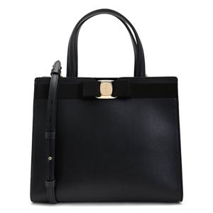 페라가모 바라 보우 여성 토트백 21 I290 NERO 0734058