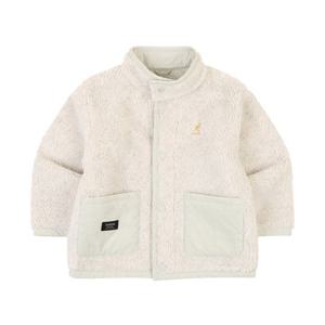 [캉골키즈]리버서블 시어링 숏 점퍼 PD 0003 라이트 베이지