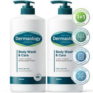 [1 +1] 더마올로지 등드름 대용량 바디워시 1L 퍼퓸 향기좋은 바디클렌져 바디샤워