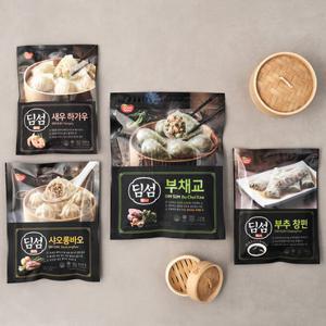 [동원xGS] 딤섬만두 300g x6봉 /샤오롱바오/부추창펀/새우하가우/부채교
