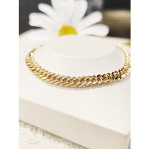 미니골드 14K 클래식 남여 공용 커브 팔찌 17cm(mbb00168)BLEM4082