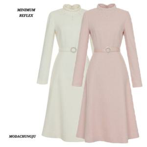 [미니멈]MD 진주 펄 하프넥 A라인 원피스 MD MWDAWO0170 M_CJ