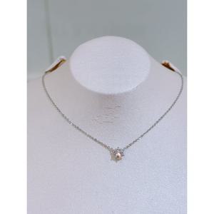 미니골드 14K [DIA-3부] 클래식 6프롱 목걸이 NJUS4080L