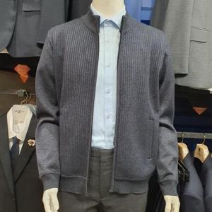 런던포그(본점) HL01 융본딩 집업가디건 LMWBR20 .21(차콜)