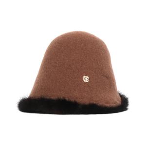 [닥스(모자)]여성 퍼 트리밍 니트 보닛 DK48WKB002