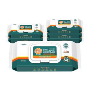 [체험특가] 리벤스 오리지널 대형 캡형 물걸레 청소포 청소 물티슈 180매(30매 X 6팩)