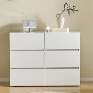 (착불)로쏘 블록 E0 광폭 3단 와이드 LPM 서랍장 1200 화이트