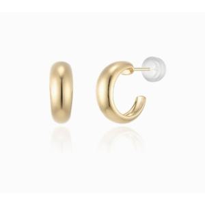 [로이드] 옐로우 타임리스 볼륨 후프 핀 귀걸이 LLEB23311S