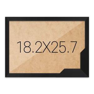 퍼즐액자 18.2x25.7 고급형 슬림 우드 블랙