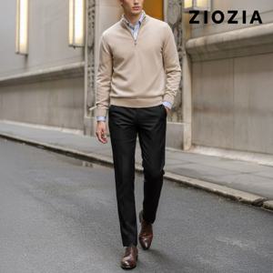 [지오지아] 블랙 트윌조직 사계절 정장팬츠 (ABD5SP1201_BK)