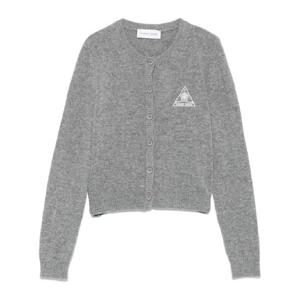 마린세르 로고 자수 가디건 WTK011ACKNI0531