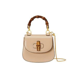 구찌 뱀부 1947 슈퍼 미니백 라이트 베이지 레더 760246-10O0Y-5701