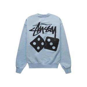 스투시 다이스 피그먼트 다이드 크루넥 스카이 블루 1914883